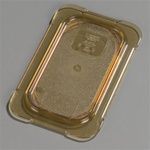 Carlisle 10536U13 TopNotch 1/9 Size High Heat Universal Lid-Amber