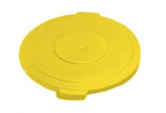 Carlisle 34101104 Bronco Yellow Lid for 10 Gal Round Waste Container