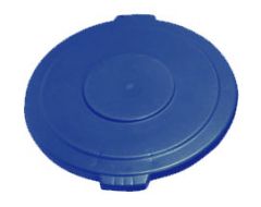Carlisle 84101114 Bronco Blue Lid for 10 Gallon Round Waste Container