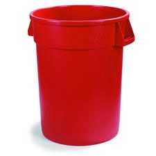 Carlisle 34102005 Bronco 20 Gallon Waste Container Red Round