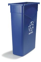 Carlisle 342023REC14 Trimline 23 Gal Blue Recycle Container