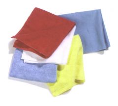 Carlisle 3633402 Polishing Cloth White Suede Finish Microfiber Fine