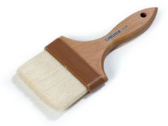 Carlisle 4037600 Sparta 4" Flat Wood Basting Brush w/Boar Bristles