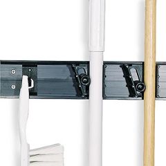 Carlisle 4073100 Roll N' Grip Broom Holder System Plastic,  18", Black