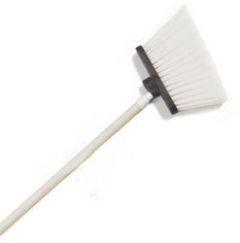 Carlisle 4108202 Sparta 48" White Flagged Duo-Sweep Angle Broom