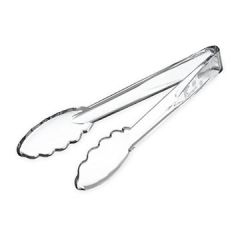 Carlisle 410907 Carly 9" Clear Polycarbonate Utility Tong