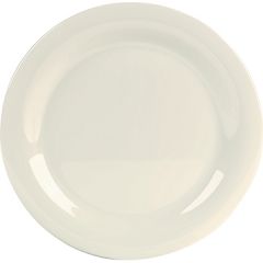 Carlisle 4300202 Durus 10 1/2" White Narrow Rim Dinner Plate Melamine