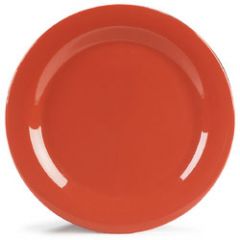 Carlisle 4300252 Durus 10 1/2" Sunset Orange Narrow Rim Dinner Plate