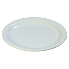 Carlisle 4350102 Dallas Ware 9" Dinner Plate-White Melamine