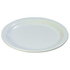 Carlisle 4350302 Dallas Ware 7 1/4" White Salad Plate -Melamine
