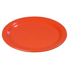 Carlisle 4350352 Dallas Ware 7 1/4 Sunset Orange Melamine Salad Plate