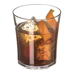 Carlisle 4362807 Liberty 8 oz Clear Polycarbonate Old Fashioned Glass