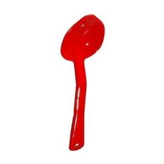 Carlisle 441005 11" Red Solid Polycarbonate Serving Spoon