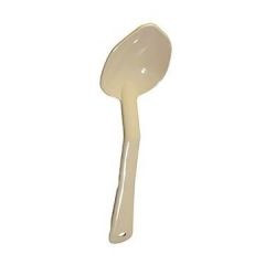 Carlisle 441006 11" Beige Serving Spoon-Solid Polycarbonate