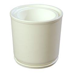 Carlisle CM103002 Coldmaster 2 Quart White Crock With Coaster