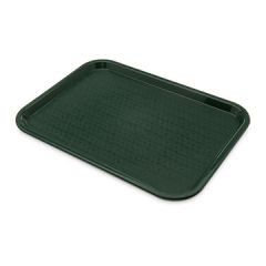 Carlisle CT121608 16"x12" Forest Green Rectangular Cafeteria Tray