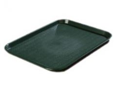 Carlisle CT141808 Cafe 18"x14" Forest Green Rectangular Cafeteria Tray