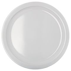 Carlisle KL11602 Kingline 10" White Melamine Narrow Rim Dinner Plate