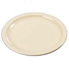Carlisle KL11625 Kingline 10" Tan Melamine Narrow Rim Dinner Plate