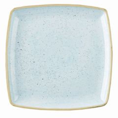 Churchill SDESDS101 Stonecast 10-1/2" Square Plate - Duck Egg Blue