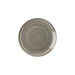 Churchill SPGSEVP61 Stonecast 6-1/2" Coupe Plate - Peppercorn Grey