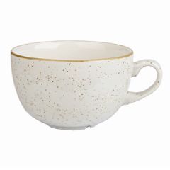 Churchill SWHSCB281 Stonecast 12 oz Cappuccino Cup - Barley White