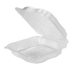 Genpak CLX199-CL Extra Large Hinged Takeout Container