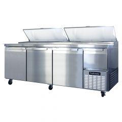Continental (CPA93) 93" Three-Section Pizza Prep Table
