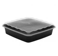 Cube Packaging CR-1047L Plastic Lid for 48oz Square Container
