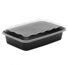 Cube Packaging  CR-811BB 12oz Rectangular Plastic Container Base