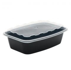 Cube Packaging CR-938BB 38oz Rectangular Plastic Container Base