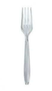 Dart HSCFX-0090 Impress™ Heavy Weight Plastic Fork, Clear