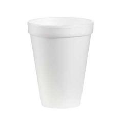 Dart 12J12 12oz Foam Drink Cup, White