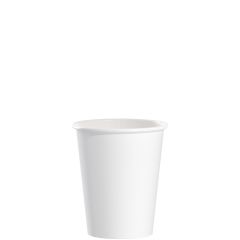 Solo 412WN-2050 White Poly Paper Hot Cup - 12 oz.