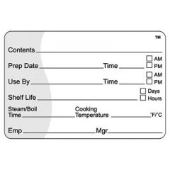 DayMark IT114419 TherMark 3-1/4" x 2-1/2" Sous Vide Labels - 500/Roll