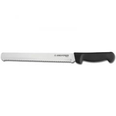 Dexter Russell P94804B (31604B) Basics 10" Black Scalloped Slicer/Bread Knife