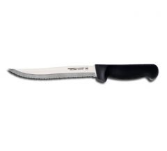 Dexter Russell P94848B (31628B) Basics 8" Black Scalloped Utility Knife