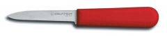 Dexter Russell S104R-PCP Sani-Safe (15303R) 3-1/4" Red Cook's Style Parers