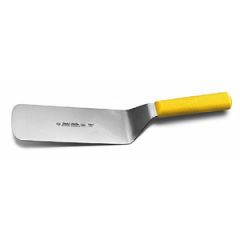 Dexter Russell S286-8Y-PCP Sani-Safe (19693Y) 8"X3" Cake Turner w/ Yellow Handle