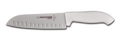 Dexter Russell SG144-7GE-PCP Sofgrip (24503) 7" White Santoku Duo-Edge Chef's Knife