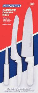 Dexter Russell SS3 Sani-Safe (20503) 3 Piece Cutlery Set
