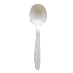 Empress E171004 Gala Xtra HW White Plastic Soup Spoon - Bulk