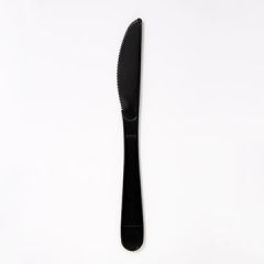 Empress E179003 Essentials Heavy Wt Black Plastic Knife - Bulk