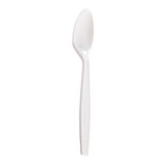 Empress E181002 Banquet Heavy Wt White Plastic Teaspoon - Bulk