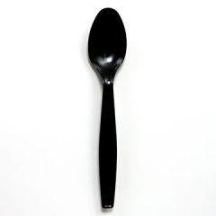 Empress E183002 Banquet Heavy Wt Black Plastic Teaspoon - Bulk