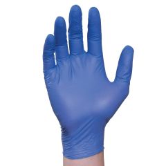 Elara Everfit3G FNE203 Nitrile Gloves, Blue, Powder Free, Large