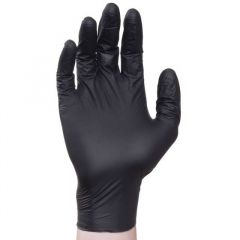 Elara FNF212BK FineFit2G Nitrile Gloves, Medium, Black, 250/box
