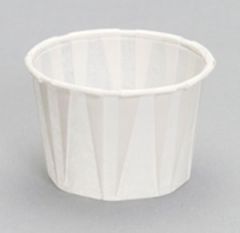 Genpak F200 2oz Paper Souffle Cup, White
