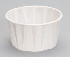 Genpak F400  4oz Paper Soufflé Cup, White