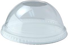 Fabri-Kal DLKC16/24 Kal-Clear Plastic Dome Lids f/16-24oz Cups